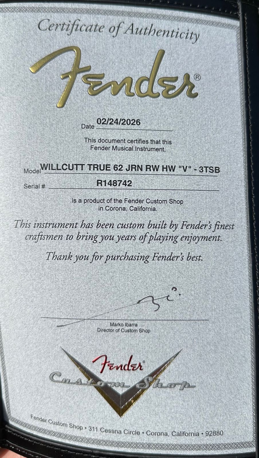 Order #10462